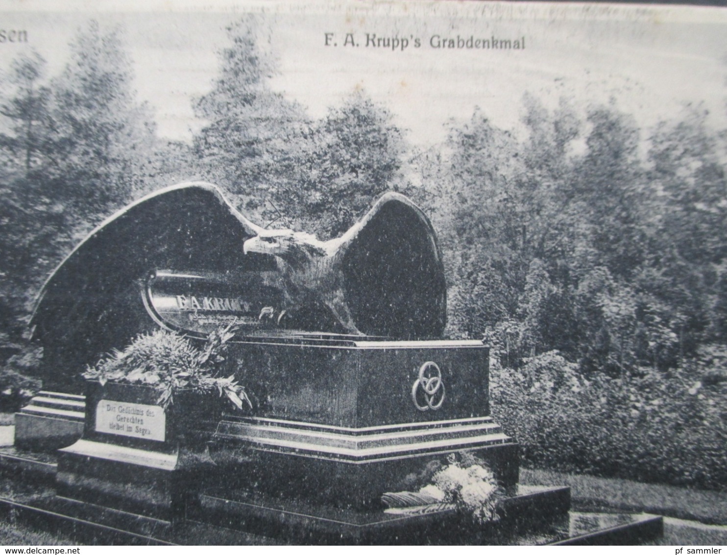 AK 1910 Essen F. A. Krupp's Grabdenkmal Verlag Cramer's Kunstanstalt Dortmund - Essen