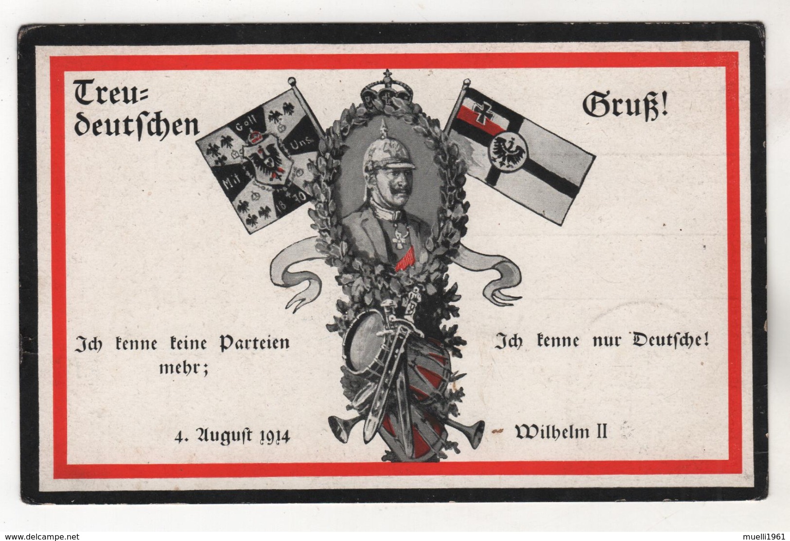 5319, Feldpost, Kaiser Wilhelm II - Guerra 1914-18