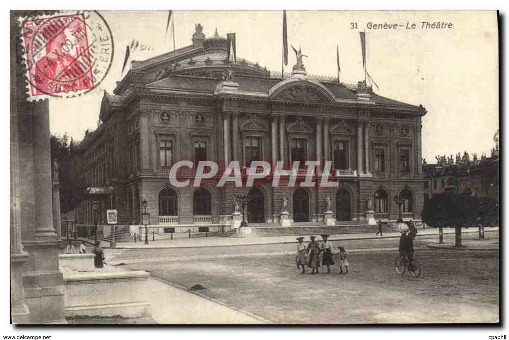 CPA Le Theatre Geneve - Theatre