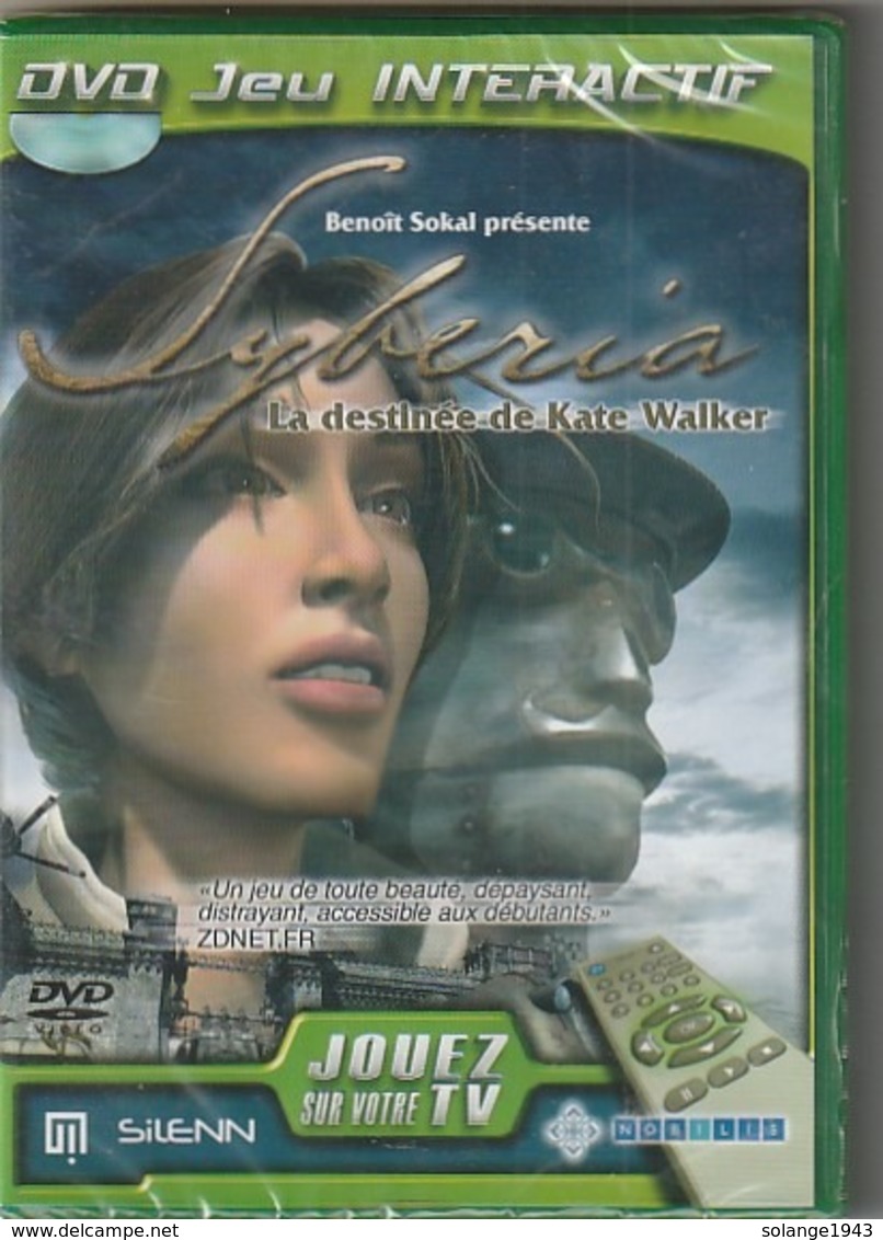 Dvd Jeu Interactif  SYBERIA  De Benoit Sokal    Jouez Sur Votre TV  Etat: TTB    Port 110 Gr - Andere & Zonder Classificatie