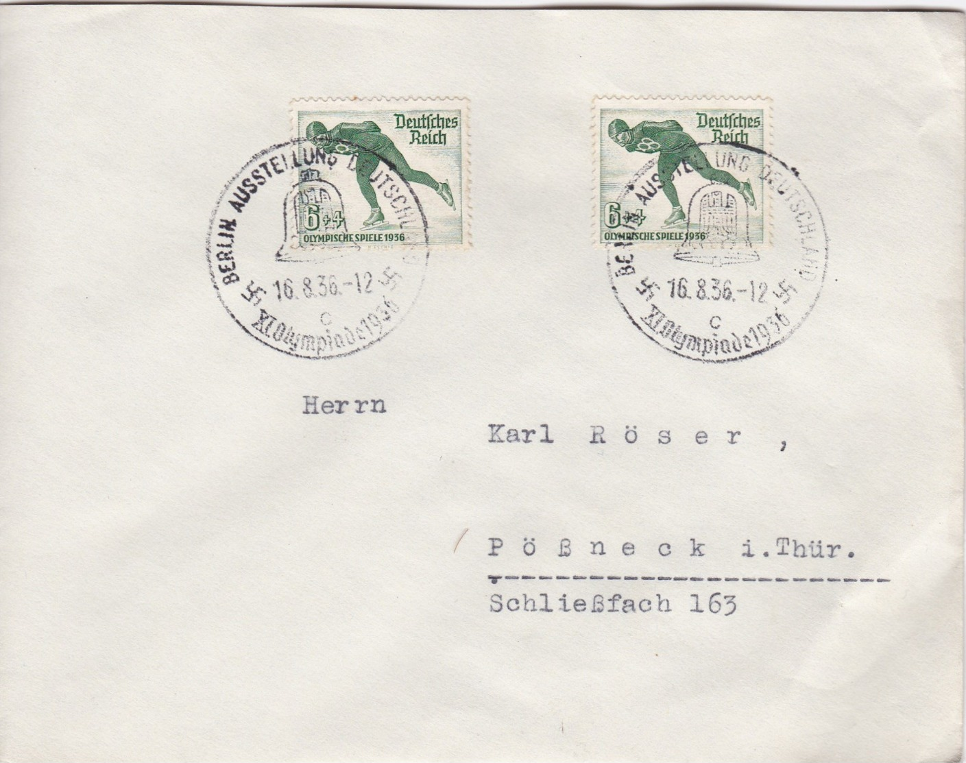 Brief Frankiert Mit Mi.-Nr. 600 (2x) - Briefe U. Dokumente