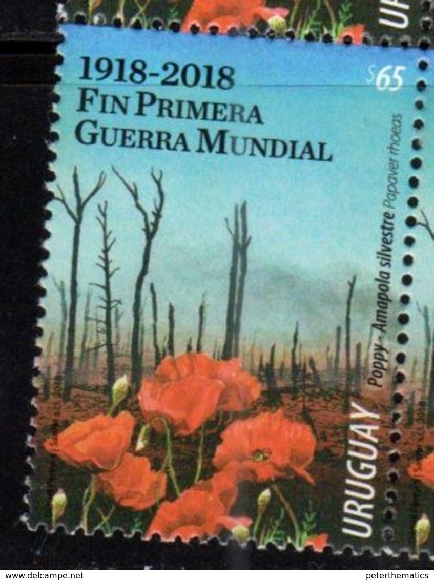 URUGUAY, 2018, MNH,WWI, END OF WWI, 1v - WW1