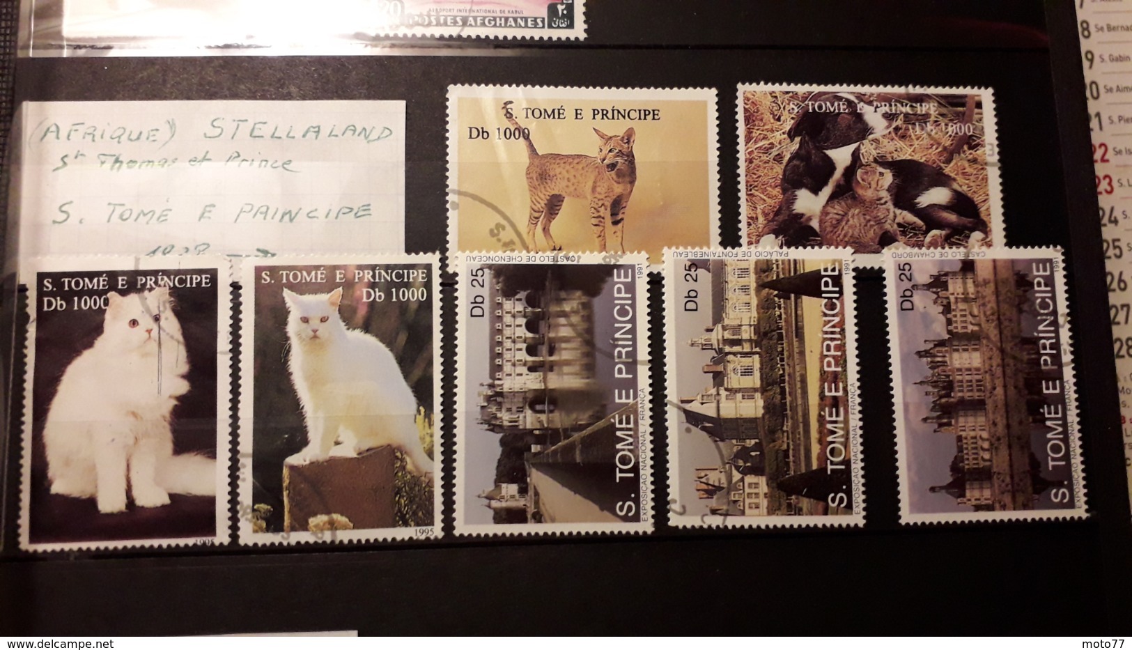 AFRIQUE (STELLALAND St Thomas Et Prince)  - 7 TIMBRES - Lot 2 - Voir Mes Autres Ventes De 150 Pays - Collezioni (senza Album)