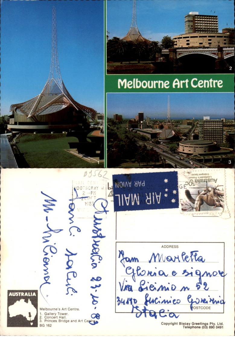 MELBOURNE,AUSTRALIA POSTCARD - Melbourne