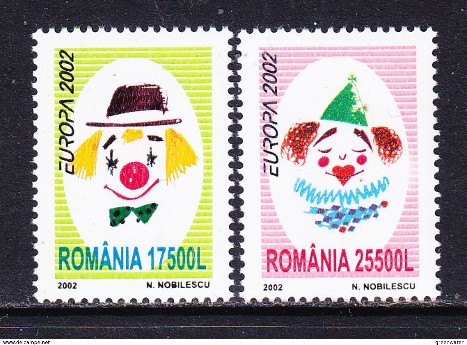 Europa Cept 2002 Romania 2v  ** Mnh (45185h) ROCK BOTTOM PRICE !!!! - 2002