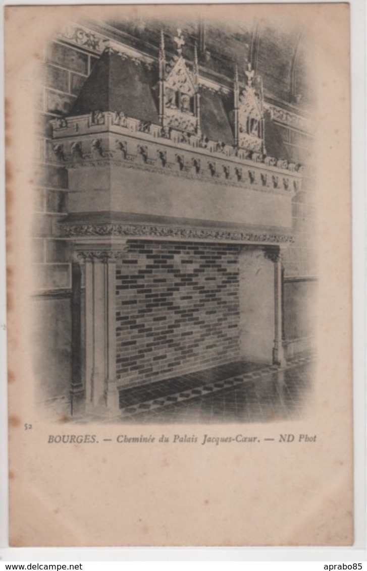 N° 52 Cheminée Du Palais Jacques Cœur - Bourges