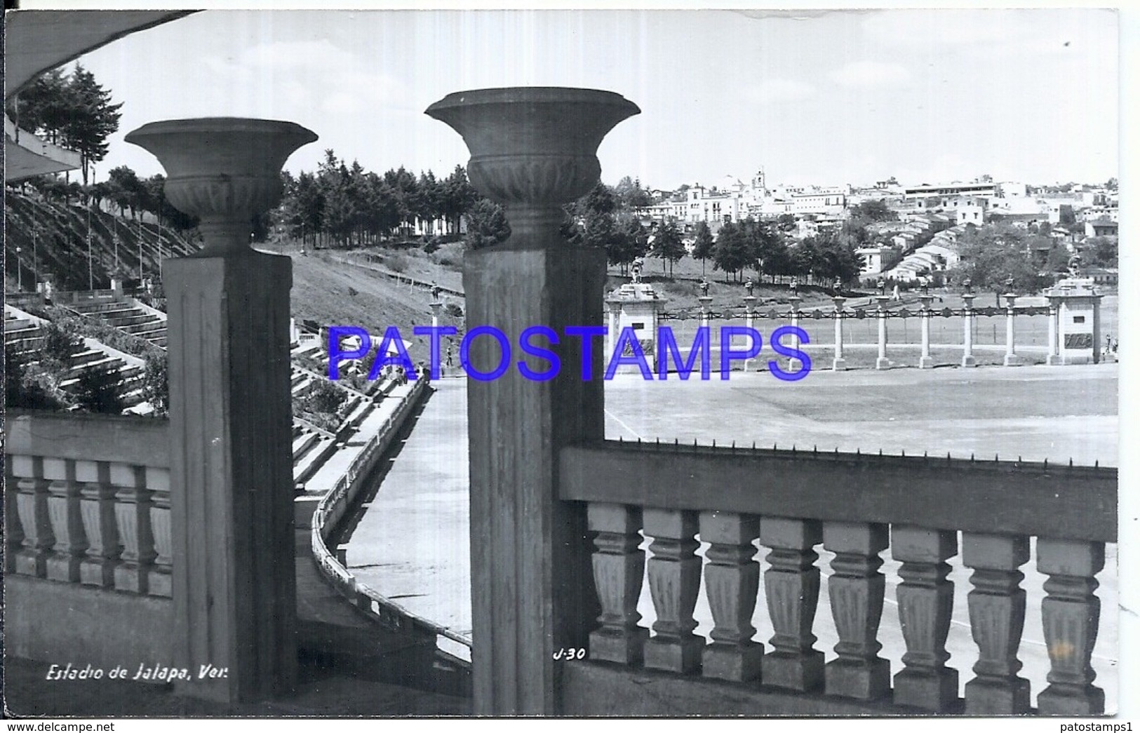 123768 MEXICO JALAPA VERACRUZ  ESTADIO STADIUM POSTAL POSTCARD - Mexique