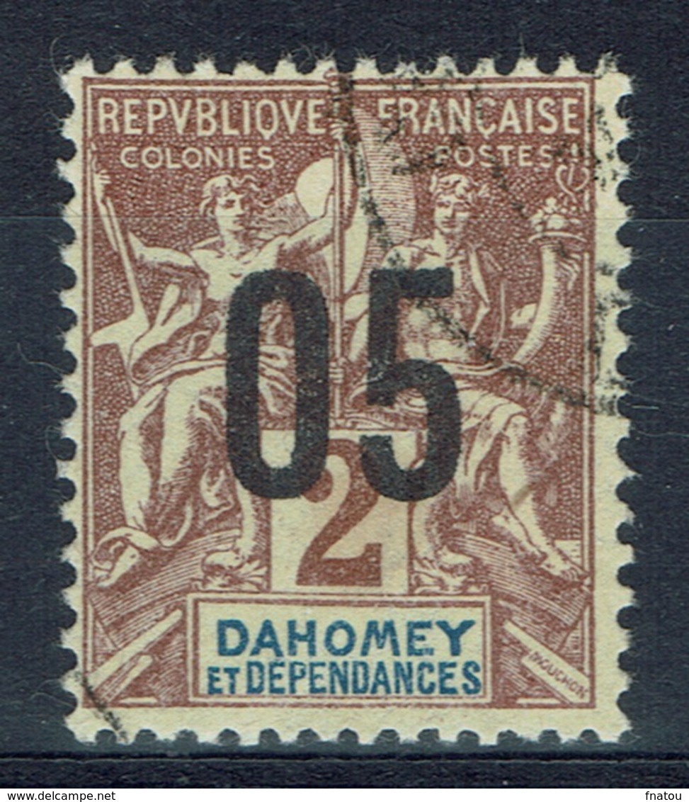 Dahomey (Benin), "Groupe" Overprint, 05/2c., 1912, VFU - Used Stamps