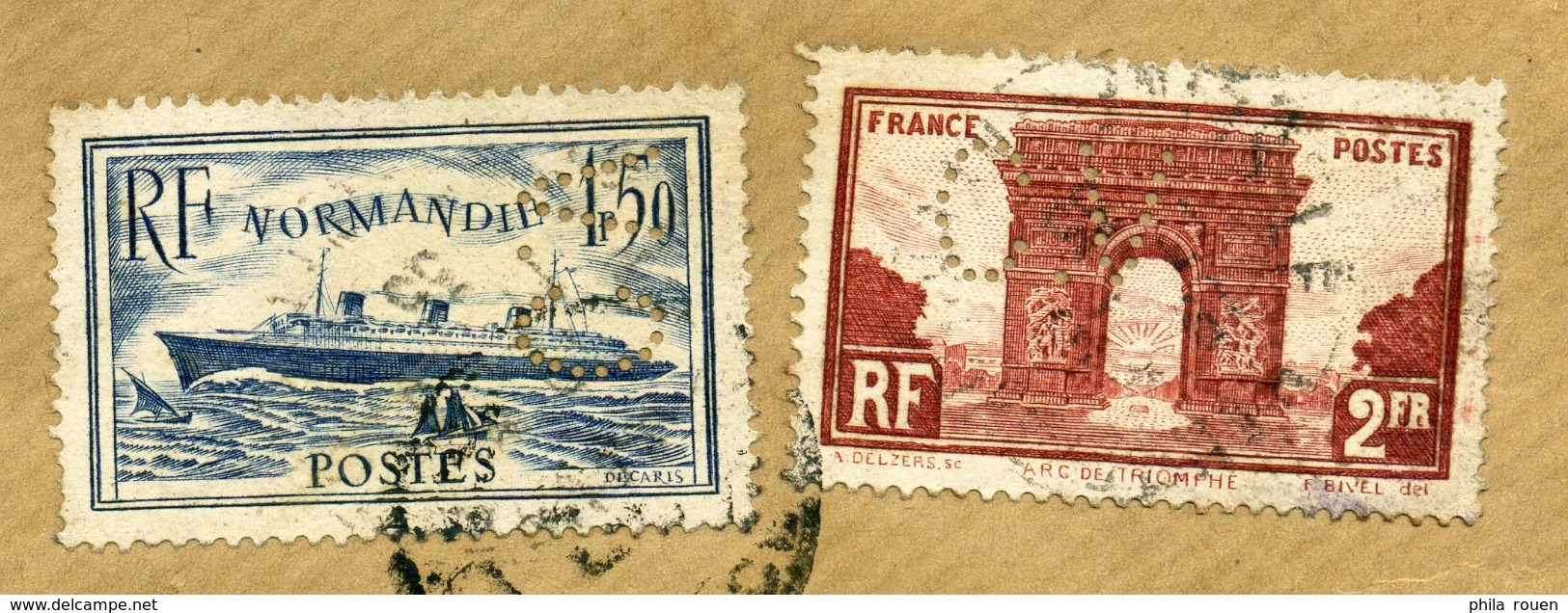 Lettre Recommandée Le Havre 1935 C.V 374 - Altri & Non Classificati