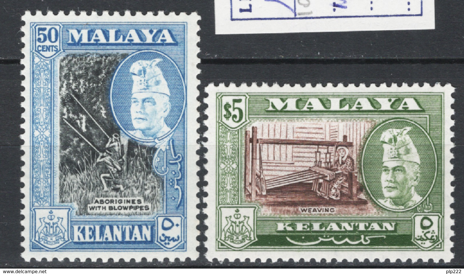 Malaysia Kelantan 1957 Y.T.85,88 **/MNH VF - Kelantan