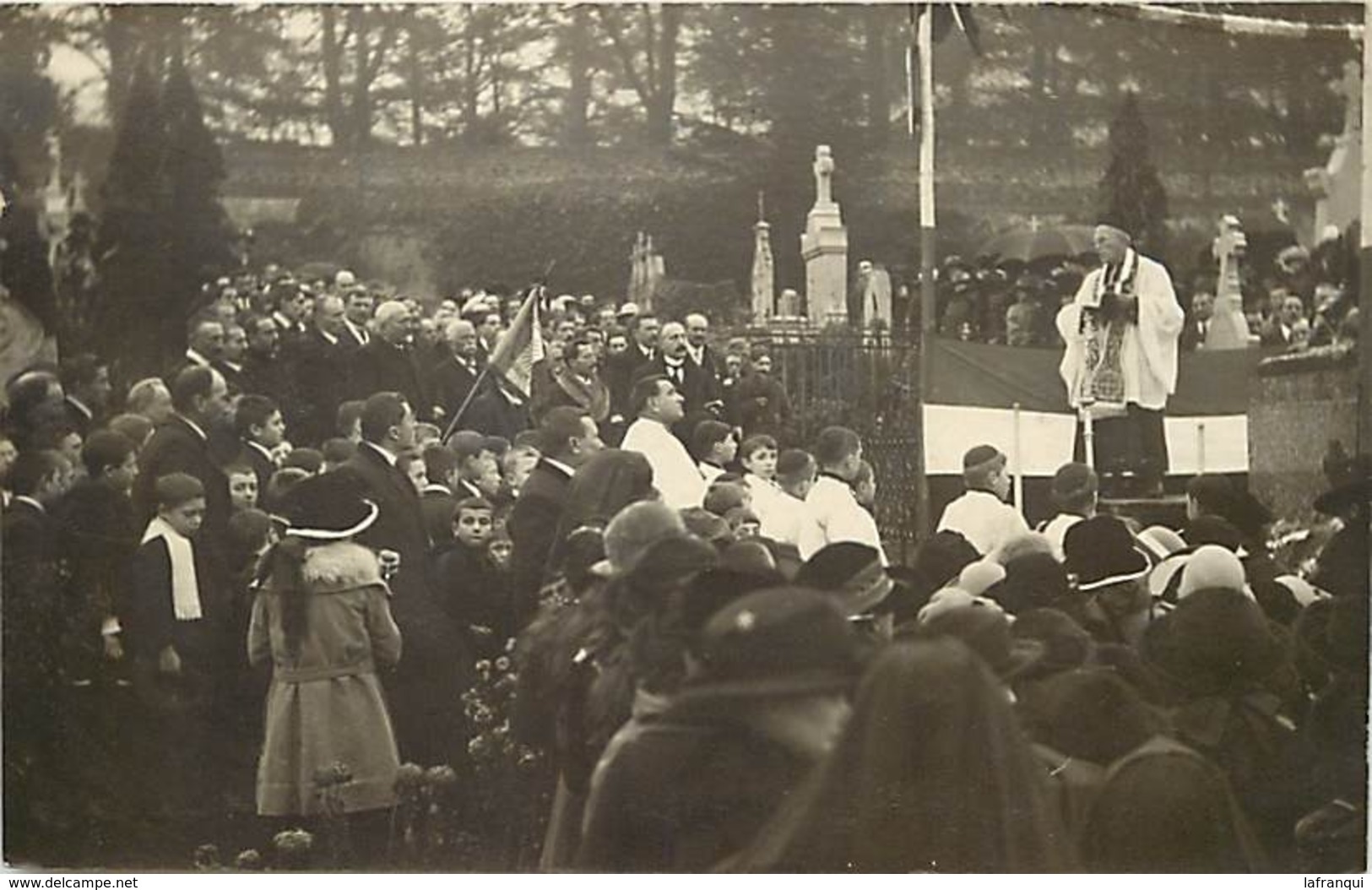 Themes Div-ref BB958- Carte Photo Non Située - Religion -ceremonie Religieuse  - - To Identify