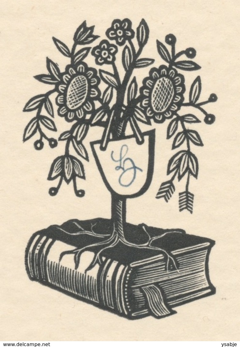 Ex Libris LZ - Hermann Huffert (1915-1995) - Ex-libris