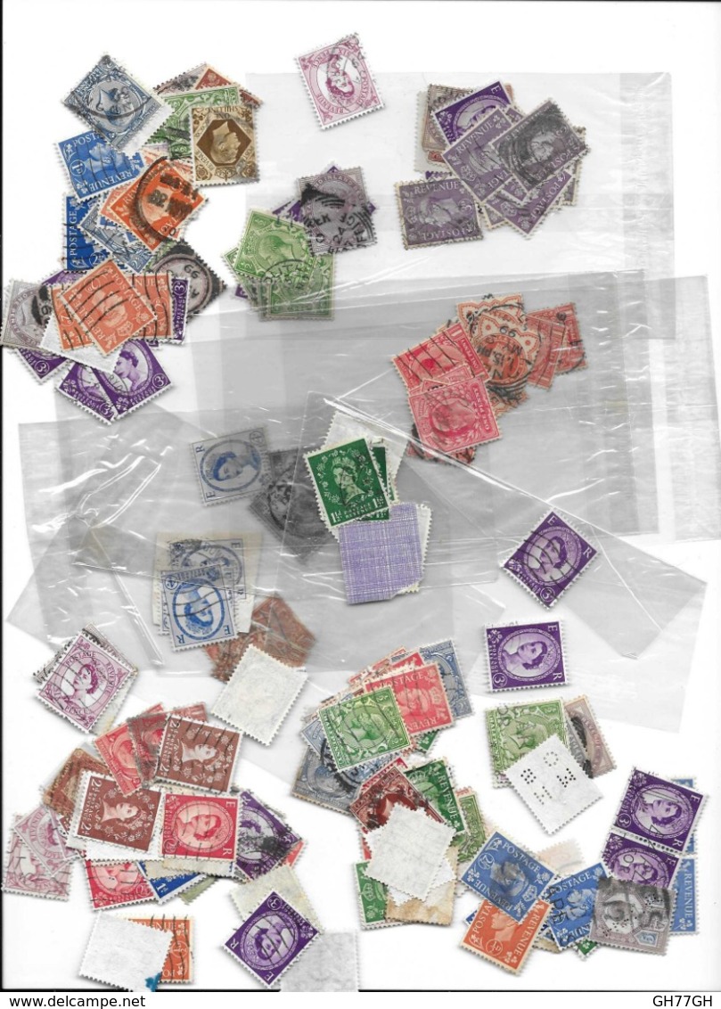 LOT TIMBRES ENGLAND -ANGLETERRE -vrac-pack - Lots & Kiloware (mixtures) - Max. 999 Stamps