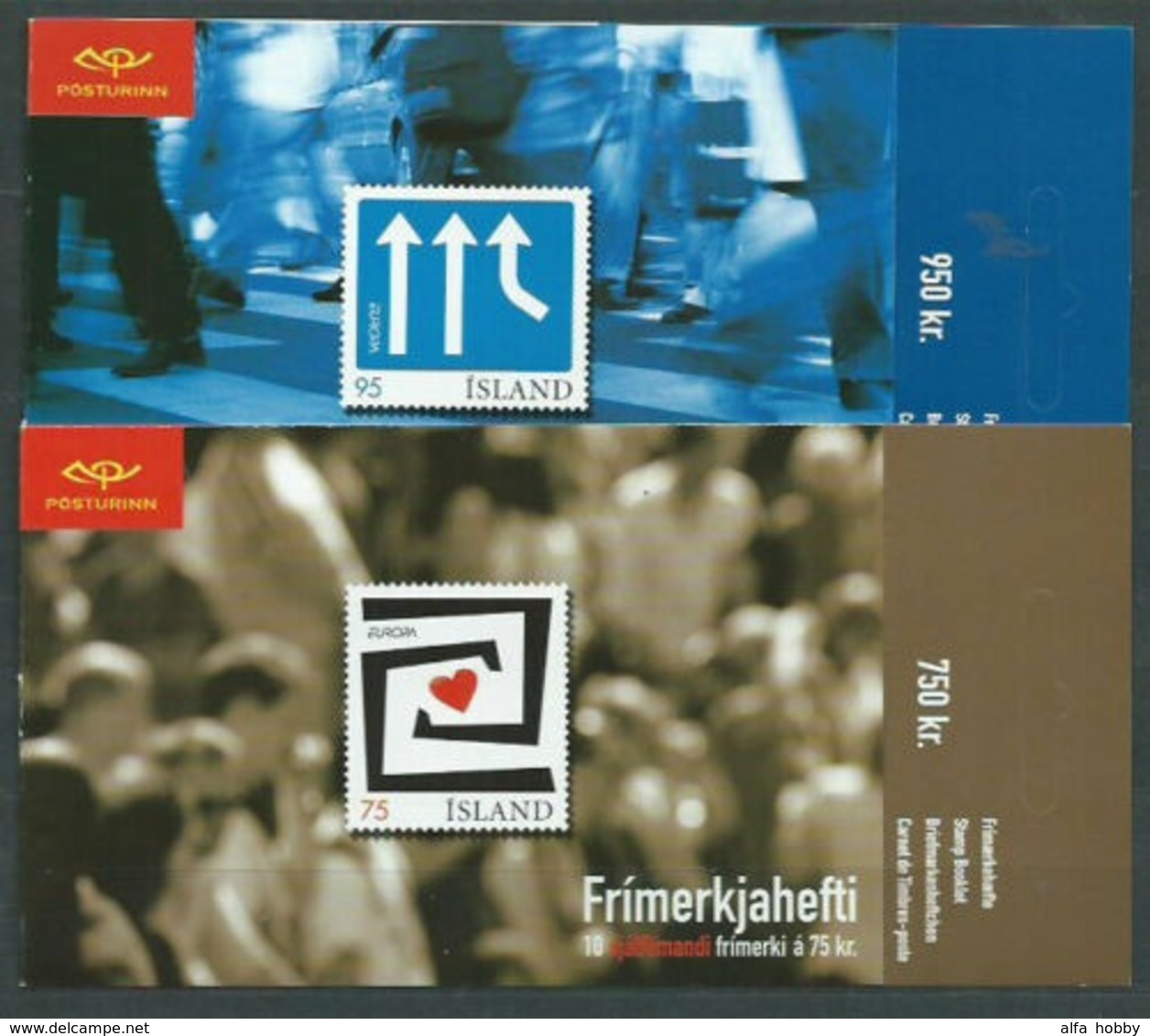 Iceland, 2006, Europe, Europa Integration, 2 Booklets - 2006