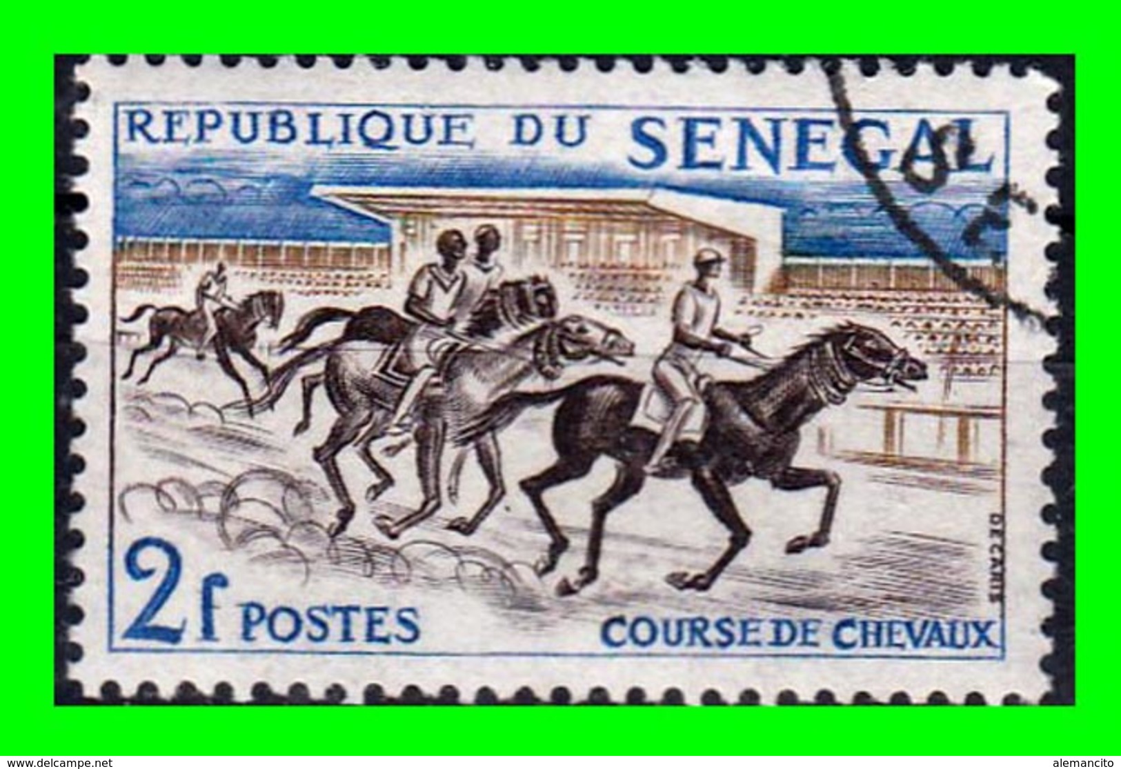 SENEGAL REPUBLICA SELLO AÑO 1960 - Senegal (1960-...)