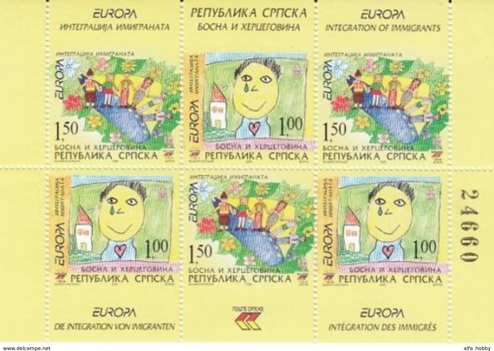 Bosnia-Serpska, 2006, Europe, Europa Integration, Booklet - 2006