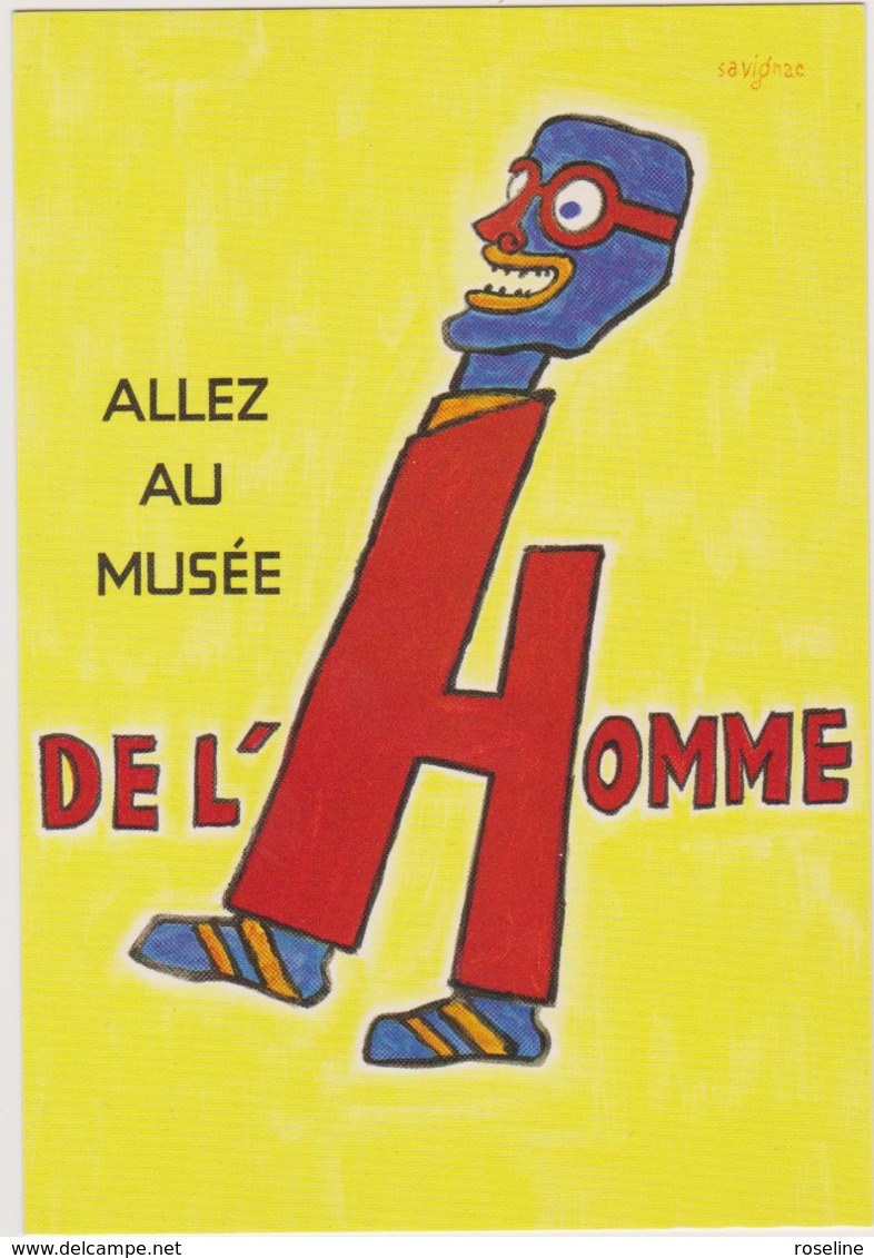 SAVIGNAC  Ed Cart'com -  Publicité Pour Le Musée De L'homme  - CPM 10,5x15 TBE Neuve - Savignac