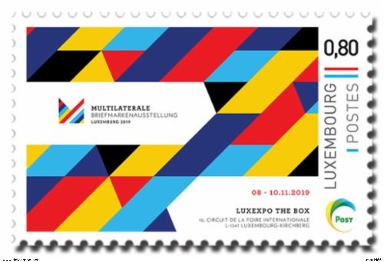 Luxembourg - 2019 - Multilaterale Stamp Exhibition - Mint Personalized Stamp - Nuovi