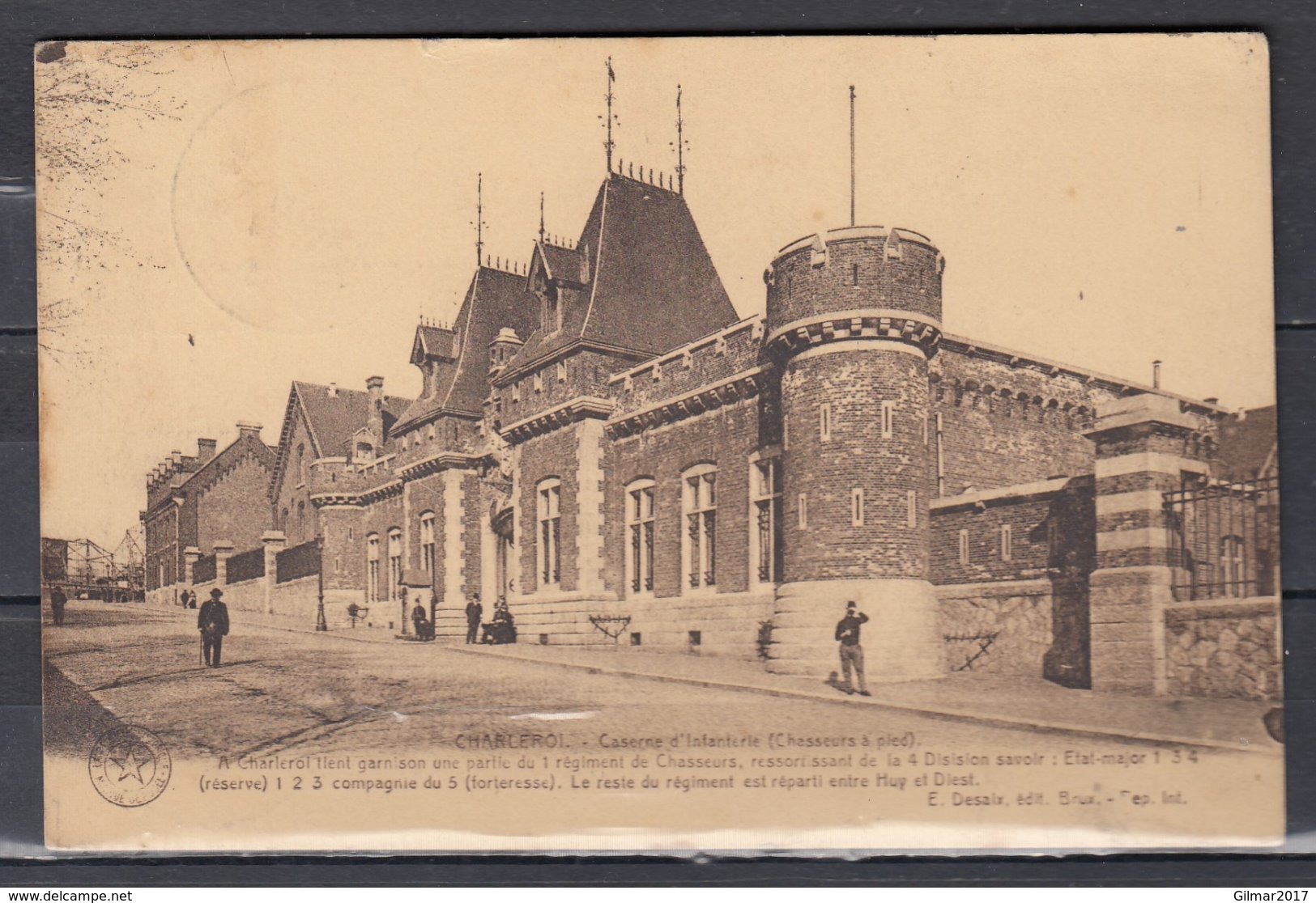 Postkaart Van Exp.Philatelique Postzegeltentoonstelling Charleroy Naar Holland - Lettres & Documents