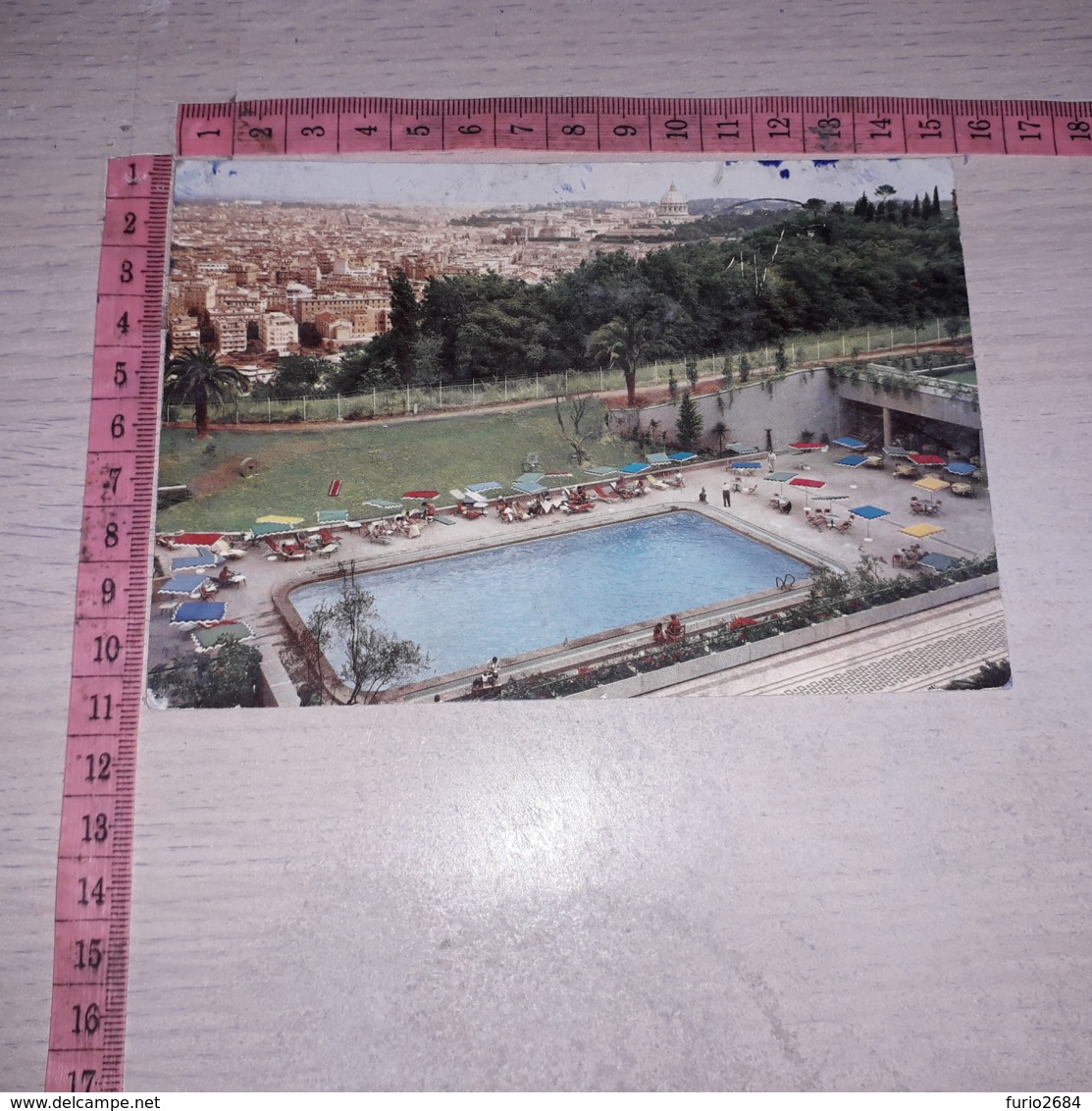 C-77686 ROMA HOTEL CAVALIERI HILTON PANORAMA DELLA PISCINA - Other & Unclassified