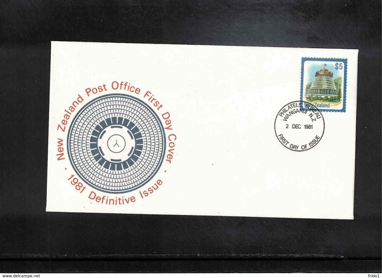 New Zealand 1981 Definitive Stamp 5$ FDC - FDC