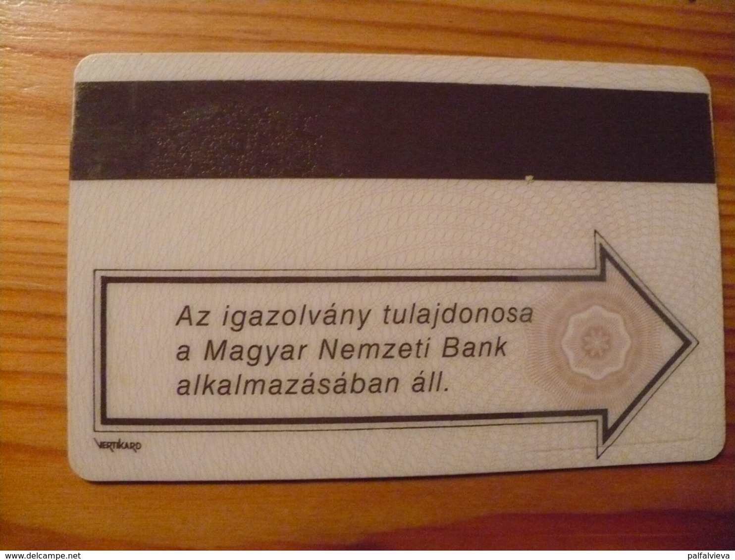 Key Card Hungary - National Bank Entrance Card - Sonstige & Ohne Zuordnung