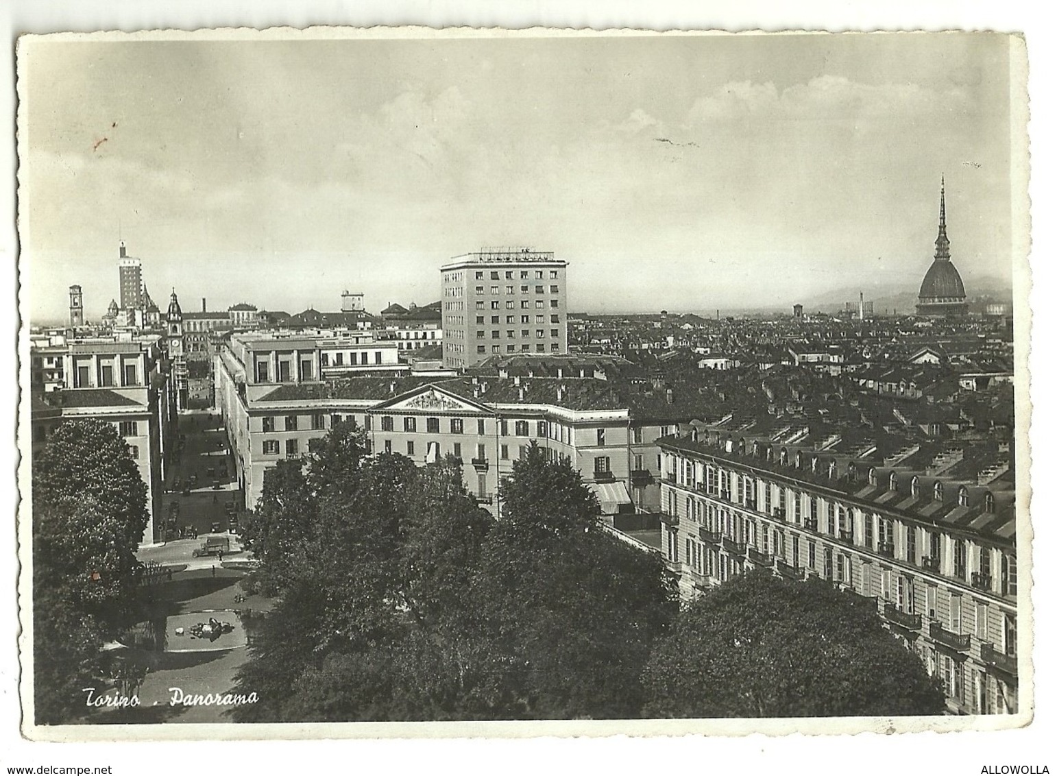 5924 "TORINO-PANORAMA"-CART. POST. ORIG. SPED.1941 - Panoramic Views