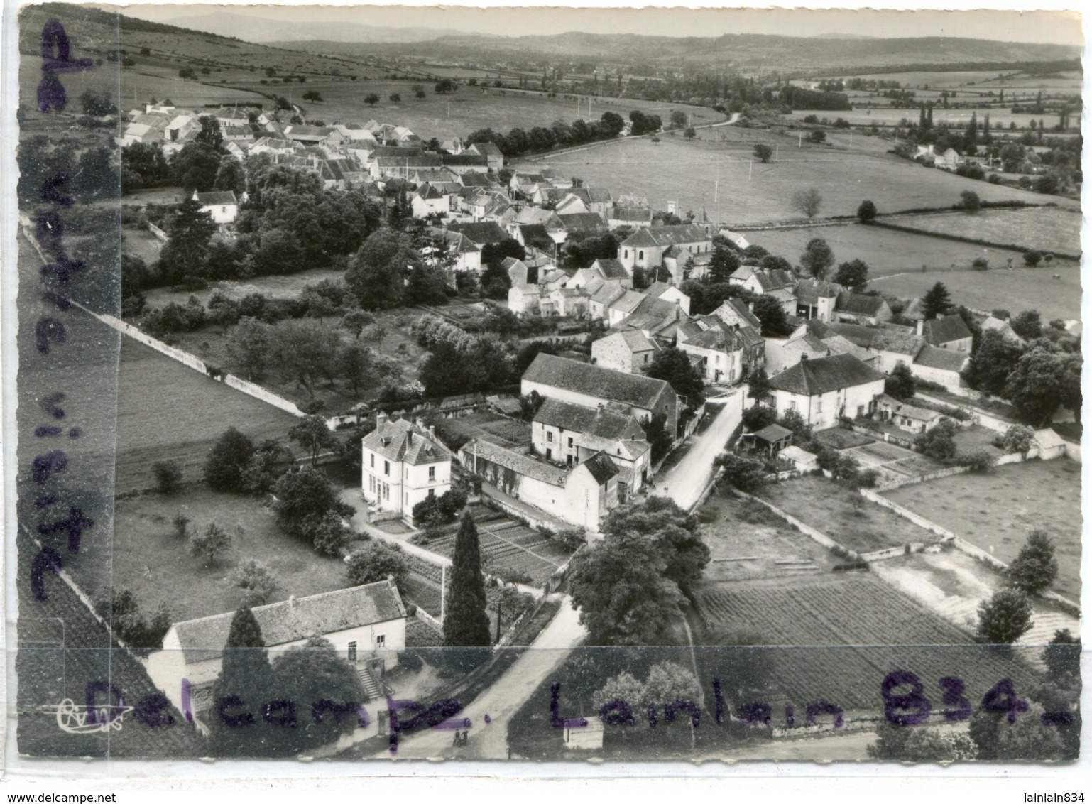 -72 - CORTEVAIX - Vue Générale Aérienne, Grand Format, Glacée, Non écrite, TTBE, Scans. - Montceau Les Mines