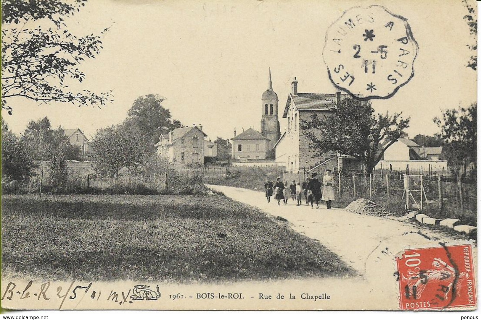 BOIS LE ROI (Seine Et Marne)  Rue De La Chapelle - Bois Le Roi