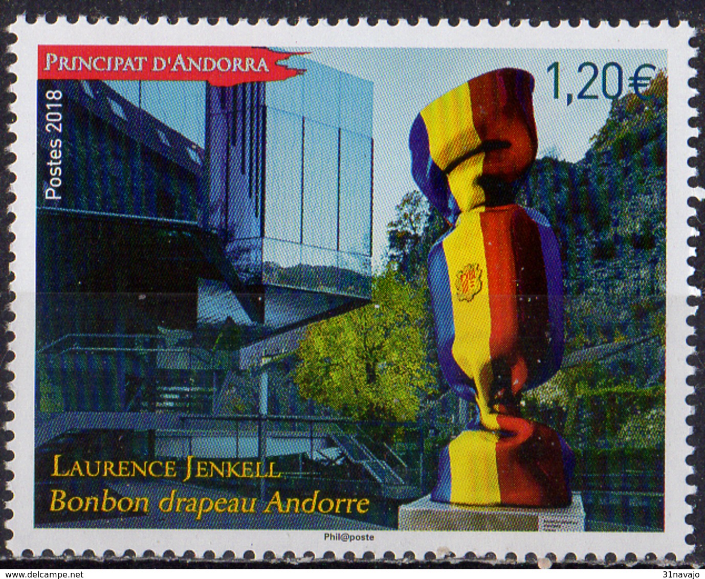 ANDORRE - Laurence Jenkell - Unused Stamps