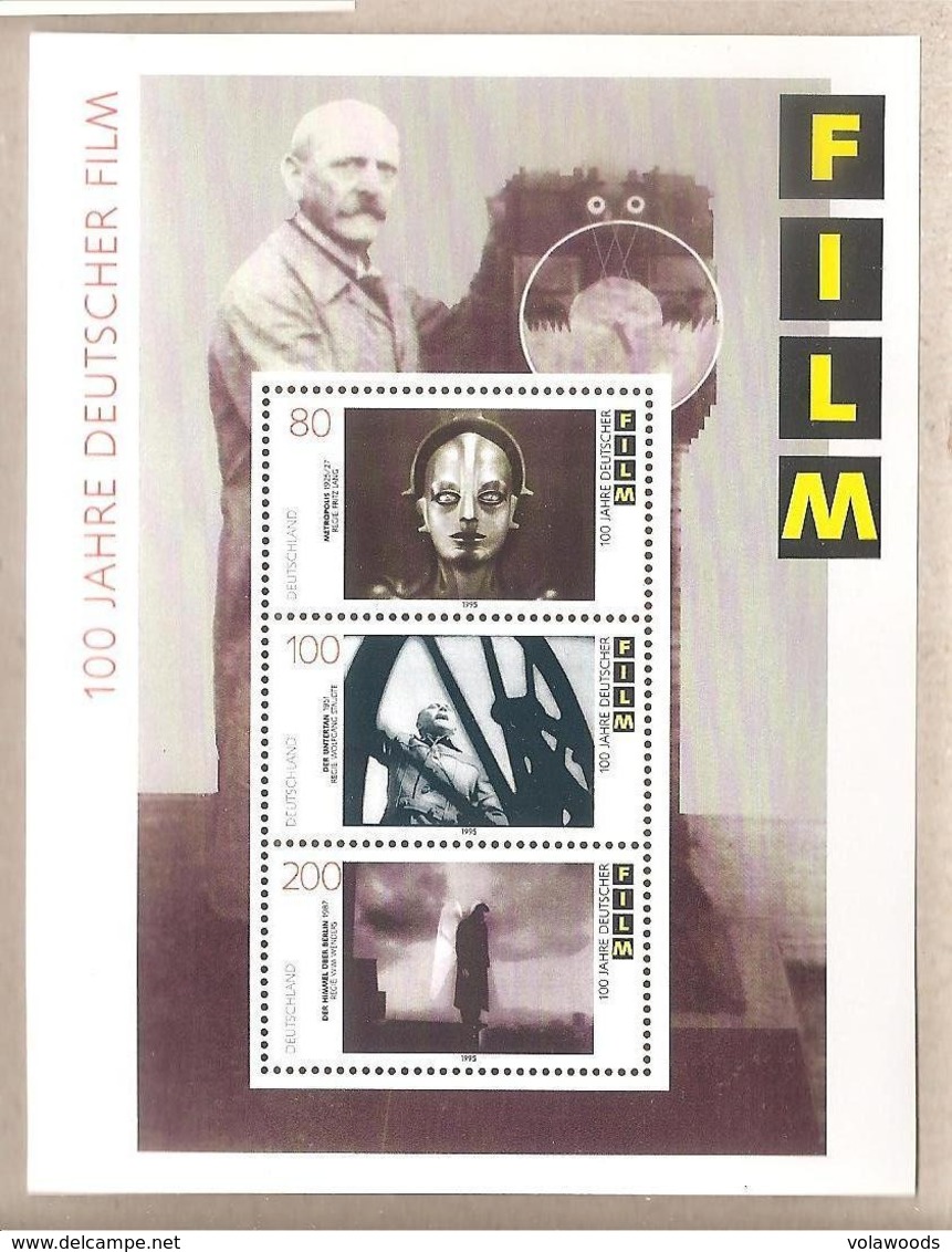 Germania Occidentale - Foglietto Nuovo MNH: The 100th Anniversary Of German Movies - 1995 * G - Cinema