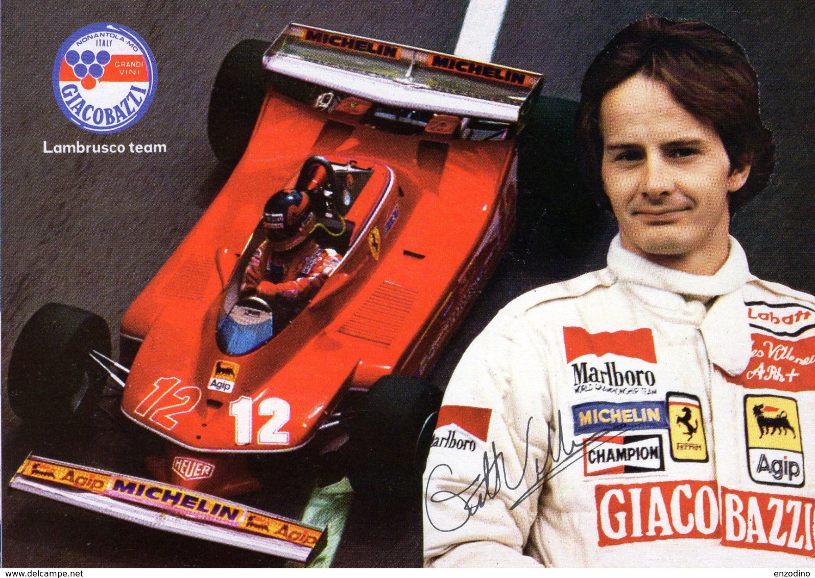 FERRARI Gilles VILLENEUVE Formule 1 - Grand Prix / F1