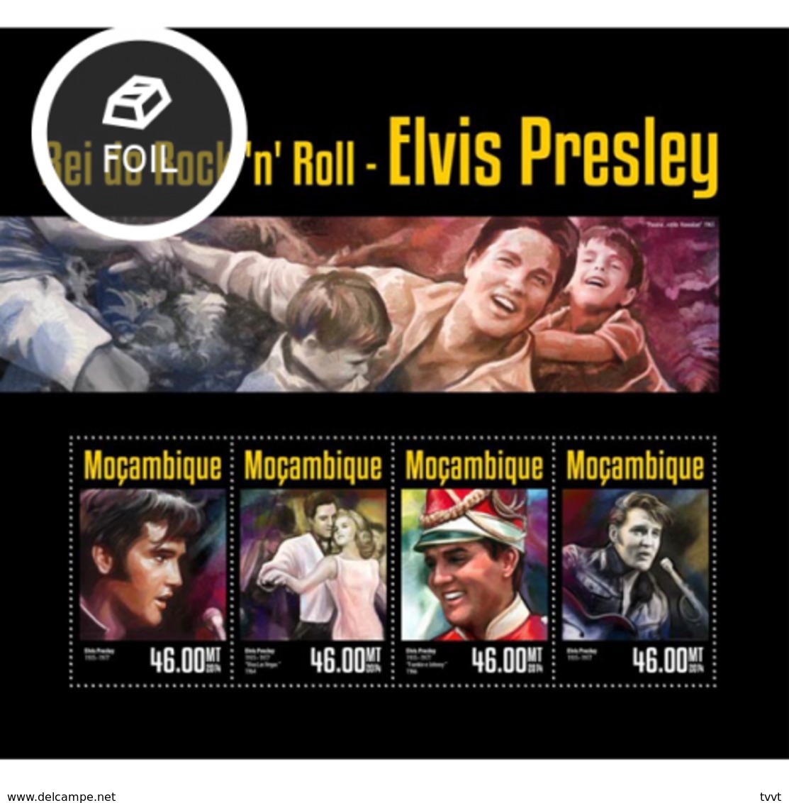 Mozambique, 2014. [moz14316] Elvis Presley (s\s+block) - Elvis Presley