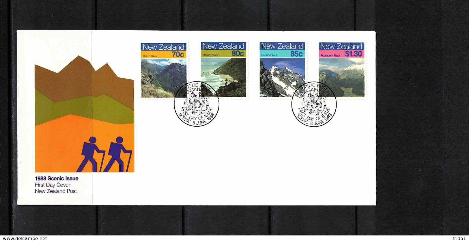 New Zealand 1988 Scenic Issue FDC - FDC