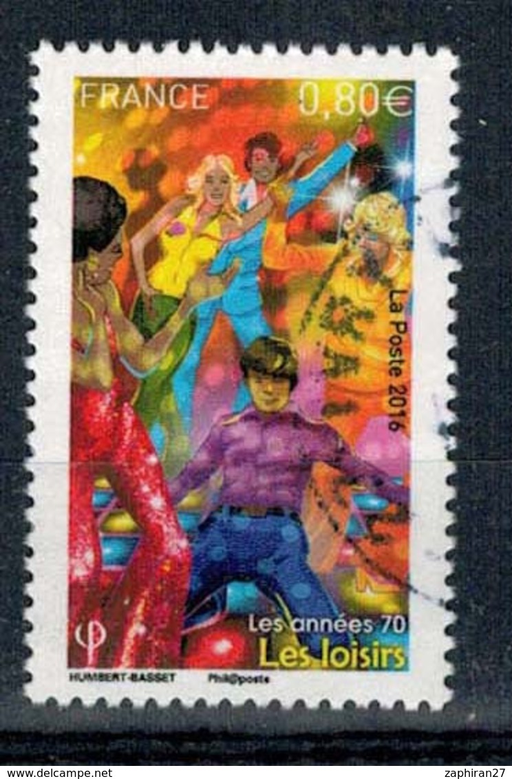 2016 N 5061 LES LOISIRS ISSU BLOC ANNEE 70 OBLITERE CACHET ROND #229# - Oblitérés