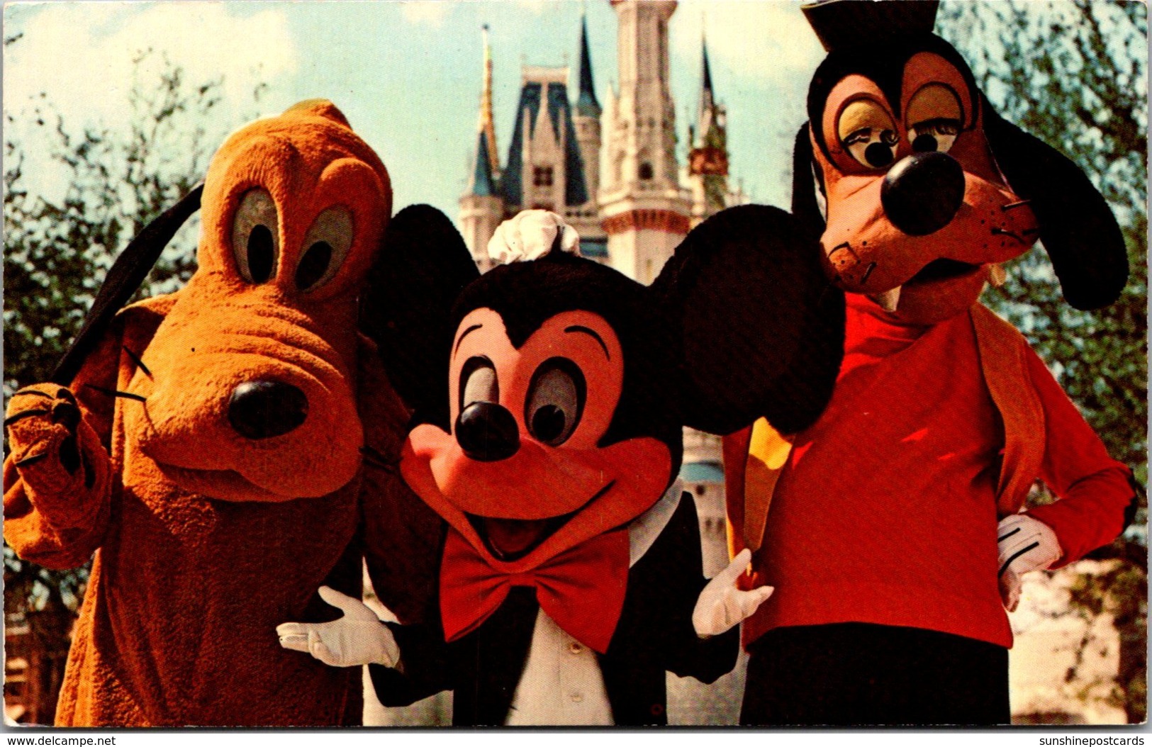 Walt Disney World Mickey Mouse Pluto & Goofy 1972 - Disneyworld