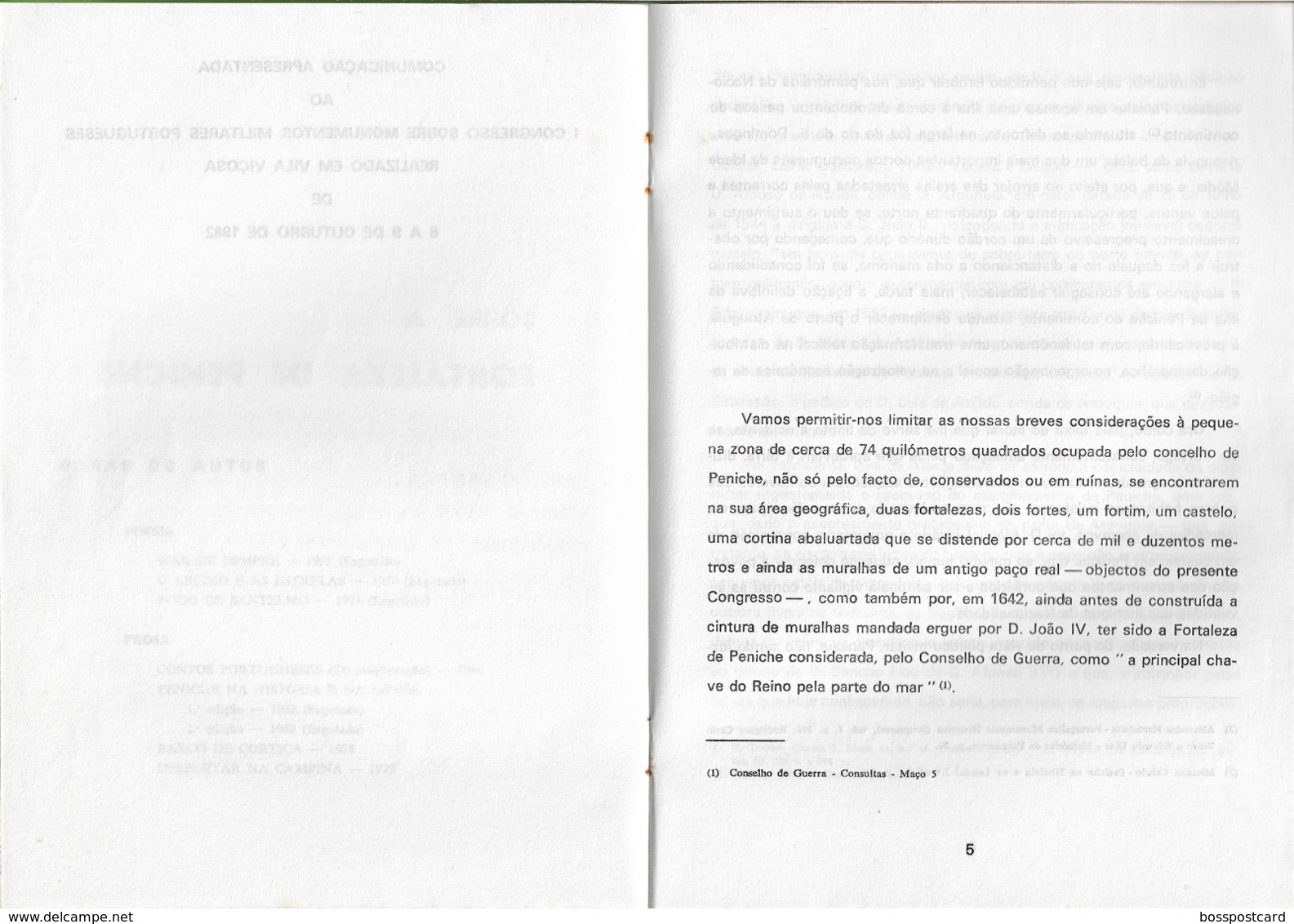 Peniche - Sobre A Fortaleza De Peniche Por Mariano Calado. Leiria. - Andere & Zonder Classificatie