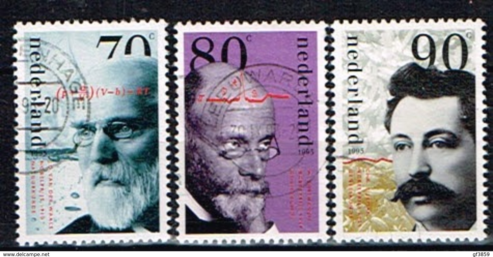 PAYS-BAS /Oblitérés/Used/ 1993 - Lauréats Néerlandais Du Prix Nobel - Used Stamps