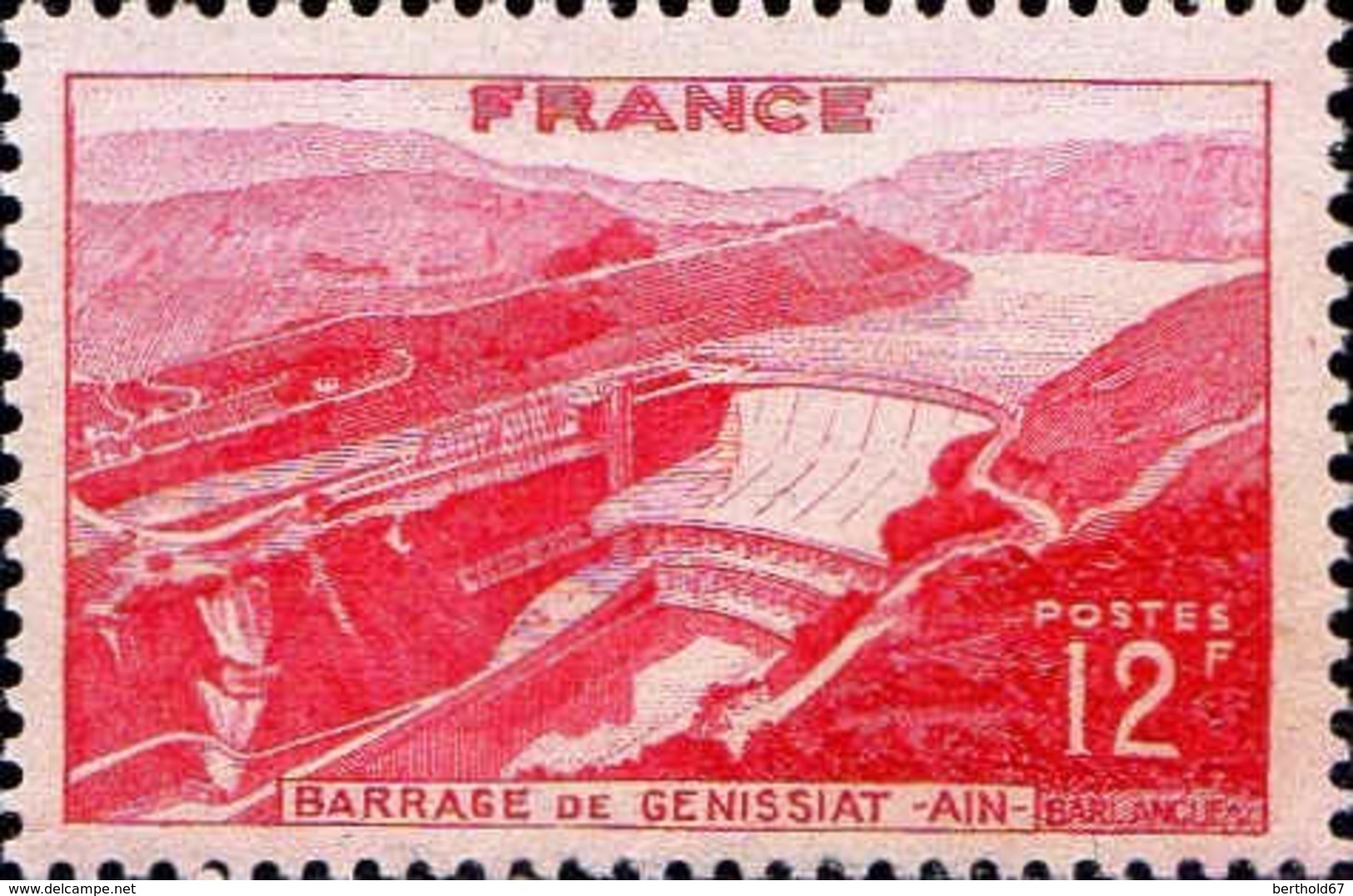 France Poste N** Yv: 817 Mi 830 Yv:1 Euro Barrage De Genissiat Ain - Unused Stamps