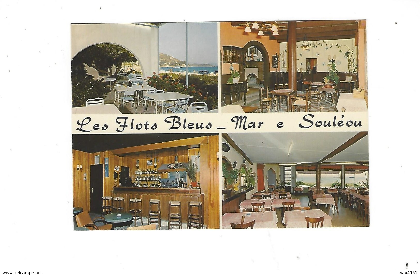 LE LAVANDOU  HOTEL RESTAURANT LES FLOTS BLEUS  MAR E SOULEOU  MME BONAUDO ****      A SAISIR **** - Le Lavandou