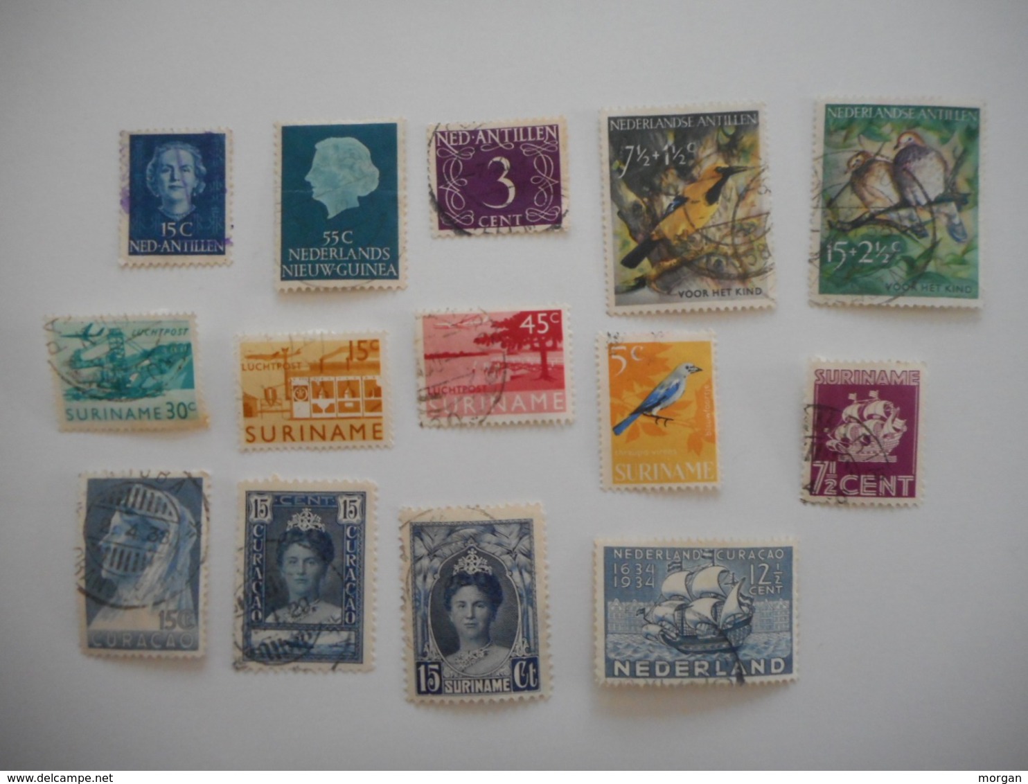 PHILATELIE, PAYS BAS ET COLONIES, JOLIE COLLECTION TIMBRES ANCIENS , VARIETES,  TOUS LES SCANS