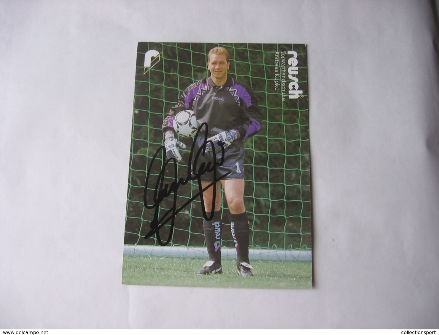 Football - Autographe - Carte Signée Andreas Kopke - Soccer