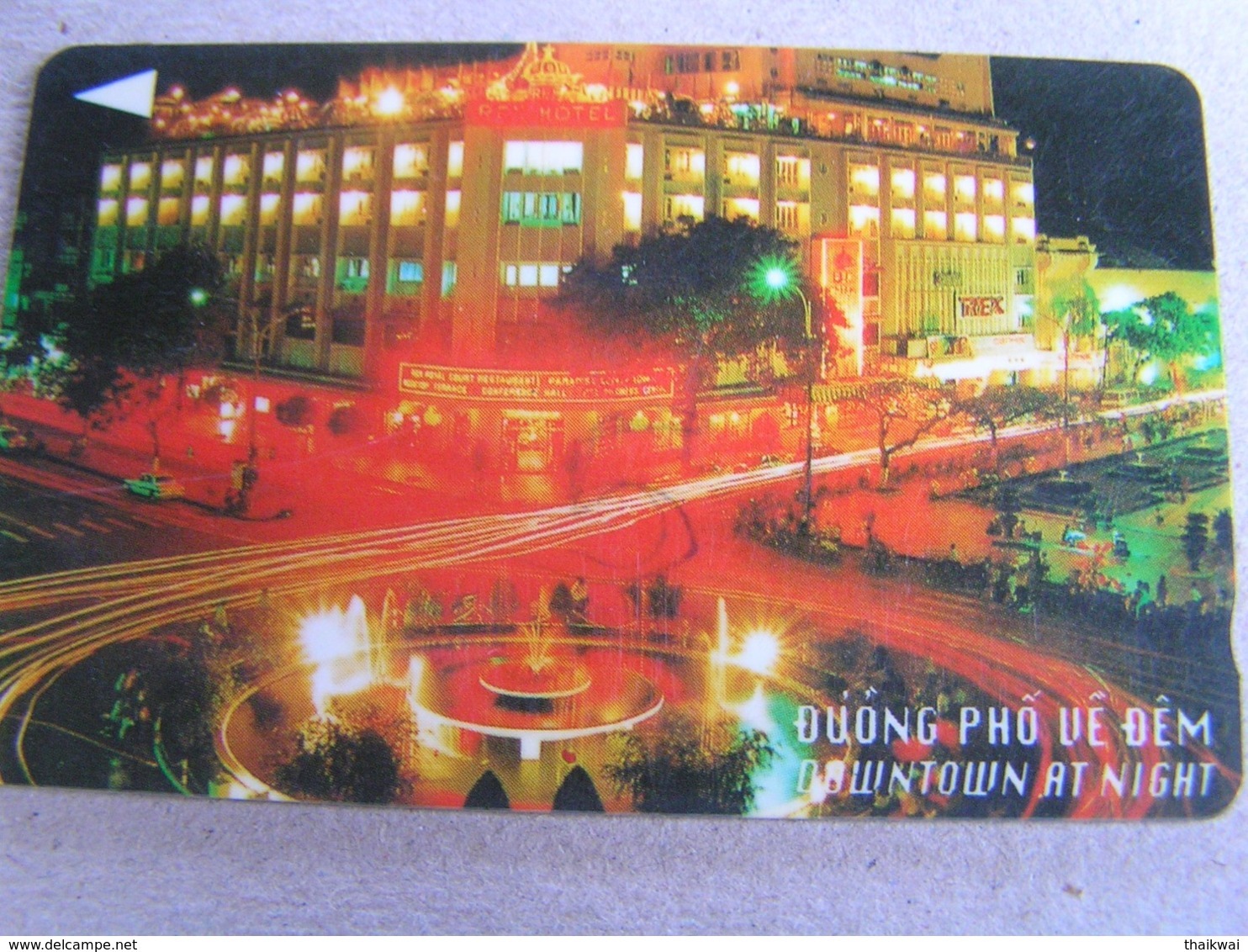 VIETNAM Used GPT Card   102MVSA DOWNTOWN AT NIGHT - Vietnam