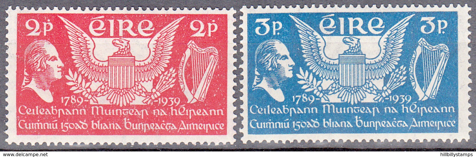 IRELAND  SCOTT NO. 103-4   MINT HINGED   YEAR  1939 - Unused Stamps