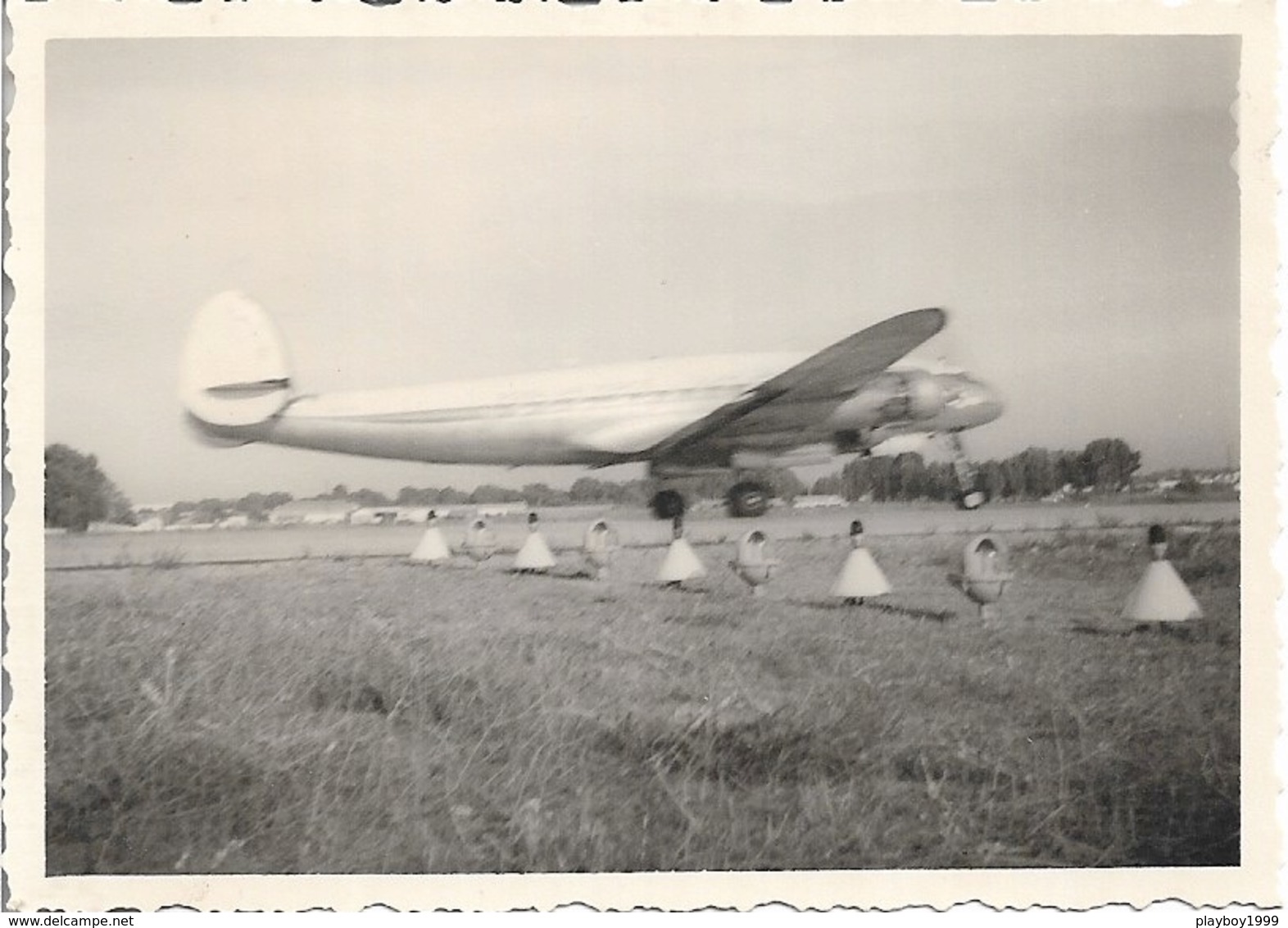 Militaria - Aviation - Photo D'un Avion Militaire à CASABLANCA En 1960 - BA 155 - - Luchtvaart