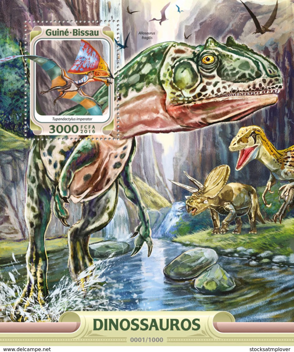 Guinea Bissau  2016  Dinosaurs - Guinea-Bissau