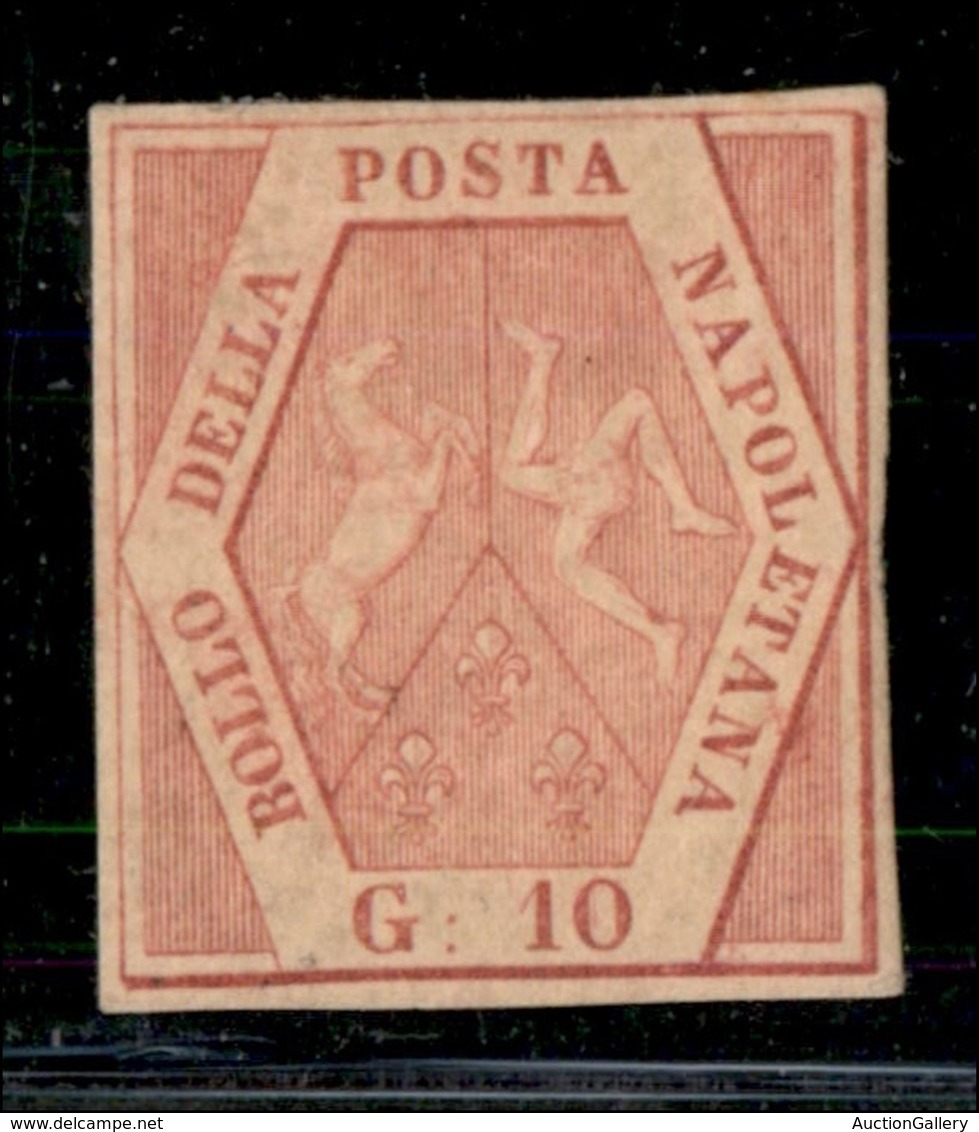 ANTICHI STATI ITALIANI - NAPOLI - 1858 - 10 Grana (10a) - Gomma Originale - Margini Precisi - Diena (24.000) - Andere & Zonder Classificatie