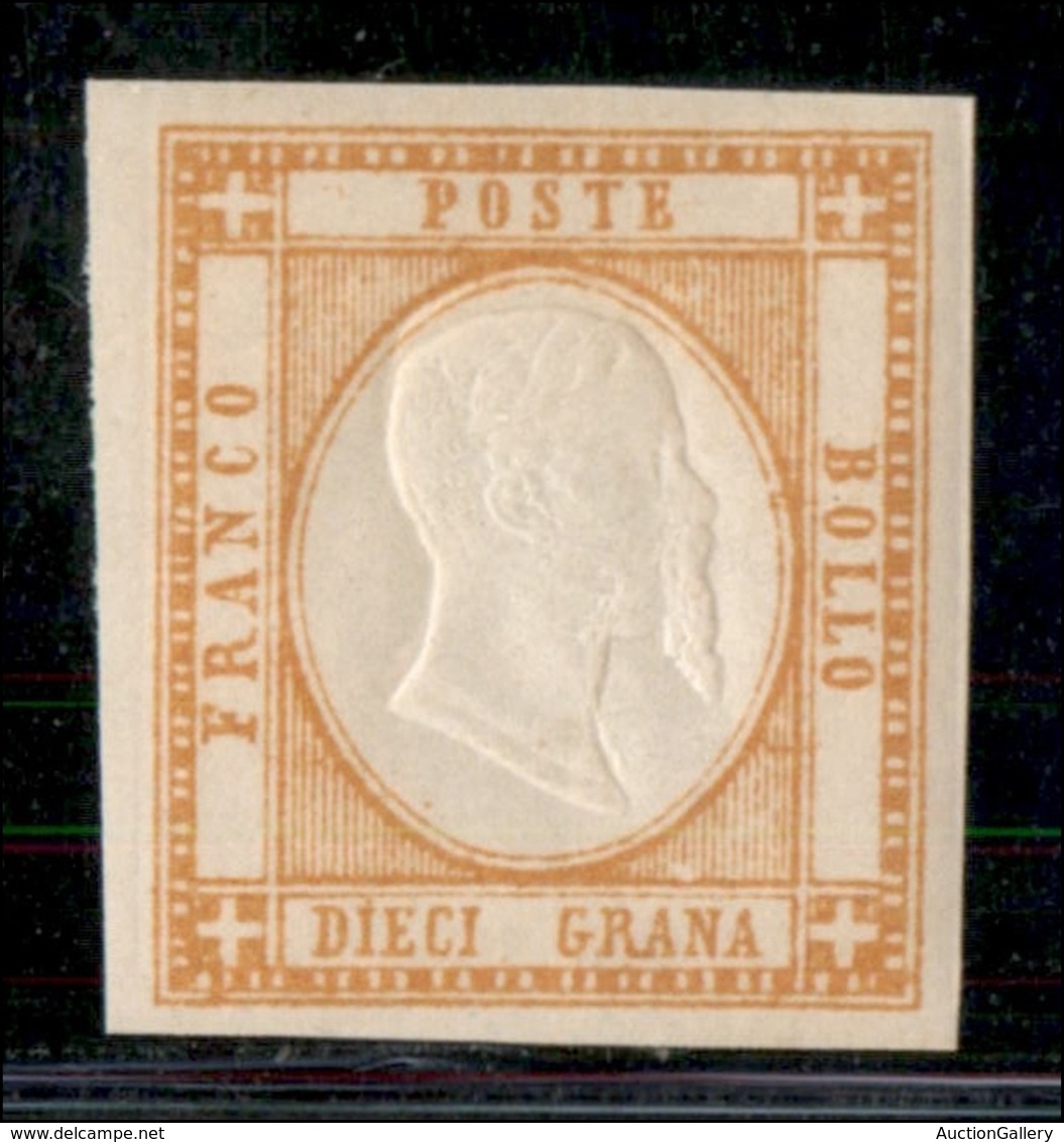 ANTICHI STATI ITALIANI - PROVINCE NAPOLETANE - 1861 - 10 Grana (22) - Gomma Originale - Molto Bello (175) - Sonstige & Ohne Zuordnung