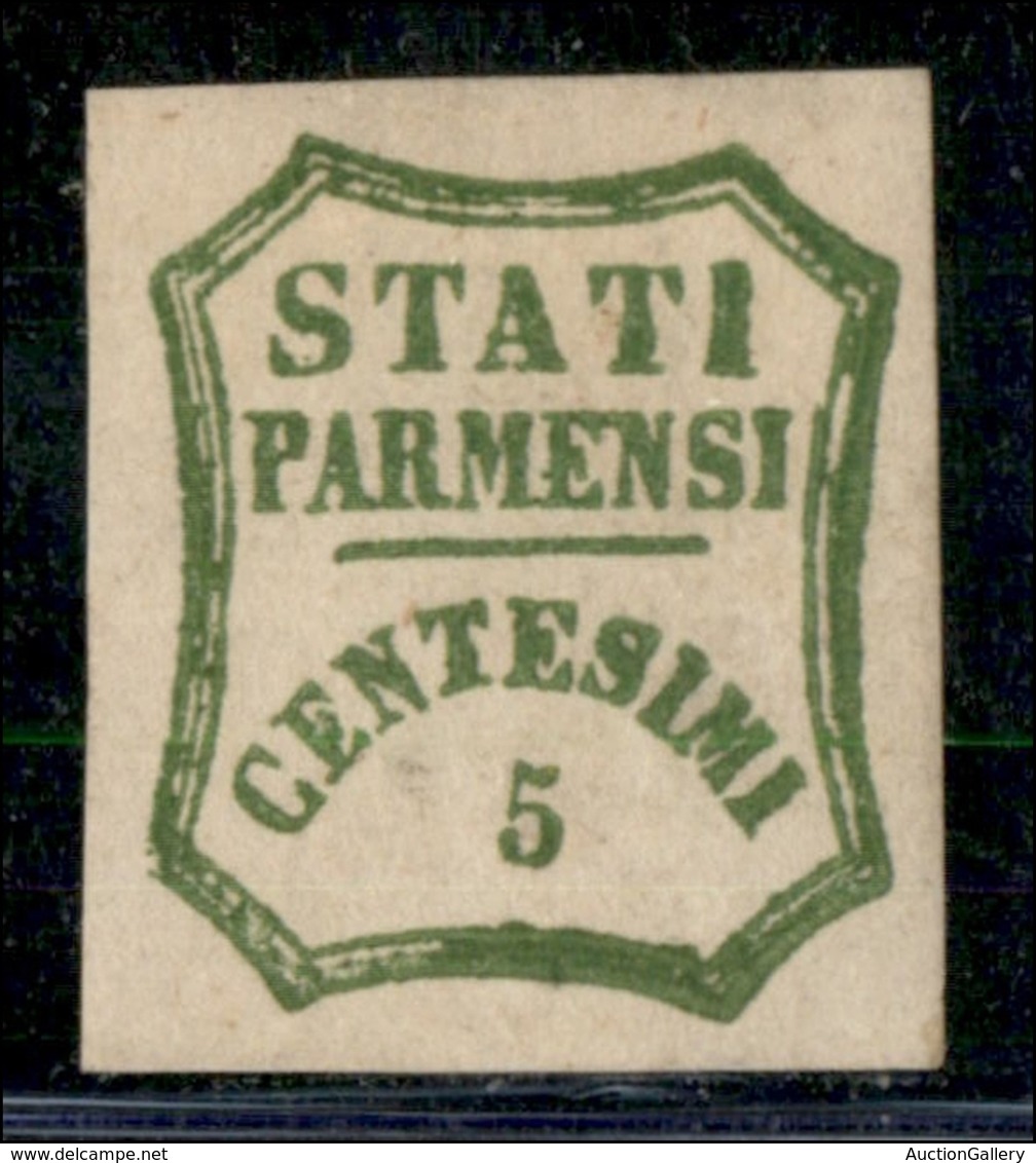 ANTICHI STATI ITALIANI - PARMA - Governo Provvisorio - 1859 - 5 Cent (13) - Gomma Originale - Sorani (1.100) - Altri & Non Classificati
