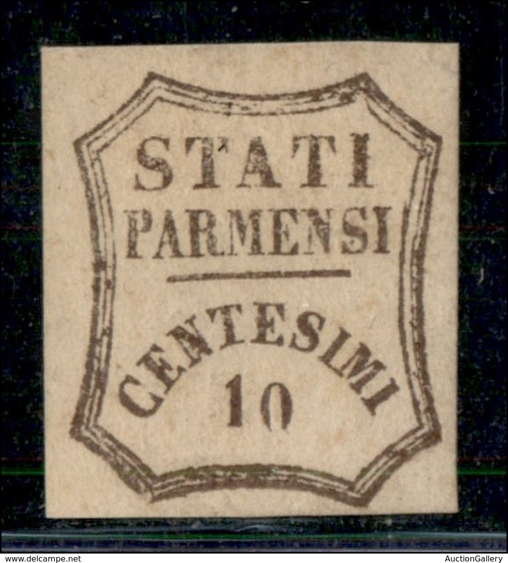 ANTICHI STATI ITALIANI - PARMA - Governo Provvisorio - 1859 - 10 Cent (14) - Gomma Originale - Diena (2.200) - Other & Unclassified